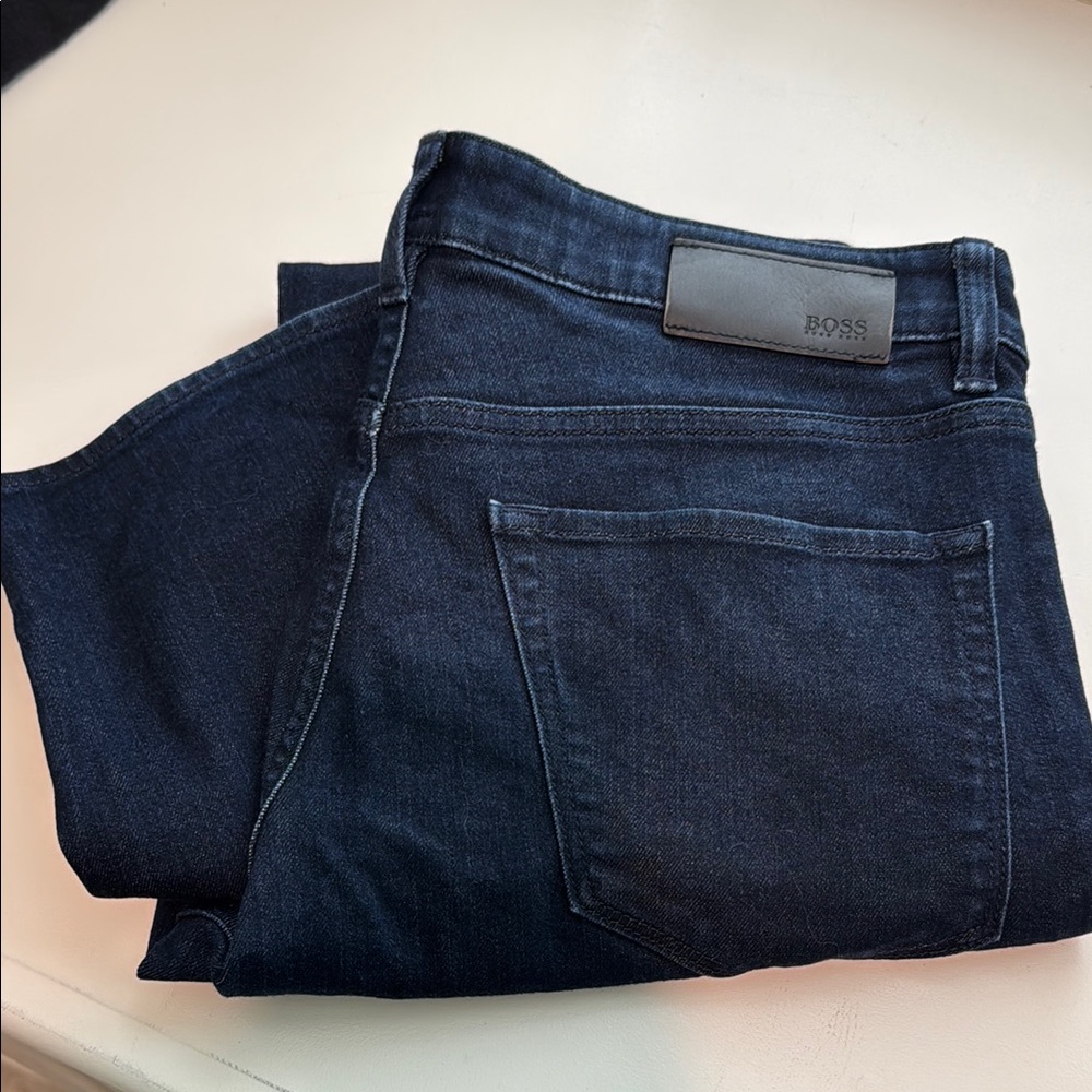 Hugo BOSS Men's Dark Blue Jeans